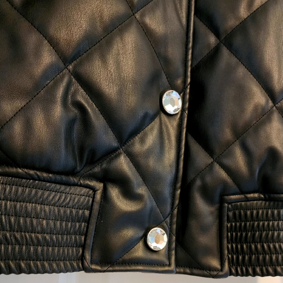 Michael Kors Quilted Bomber Jacket Size S but fits like a M - Picture 16 of 16